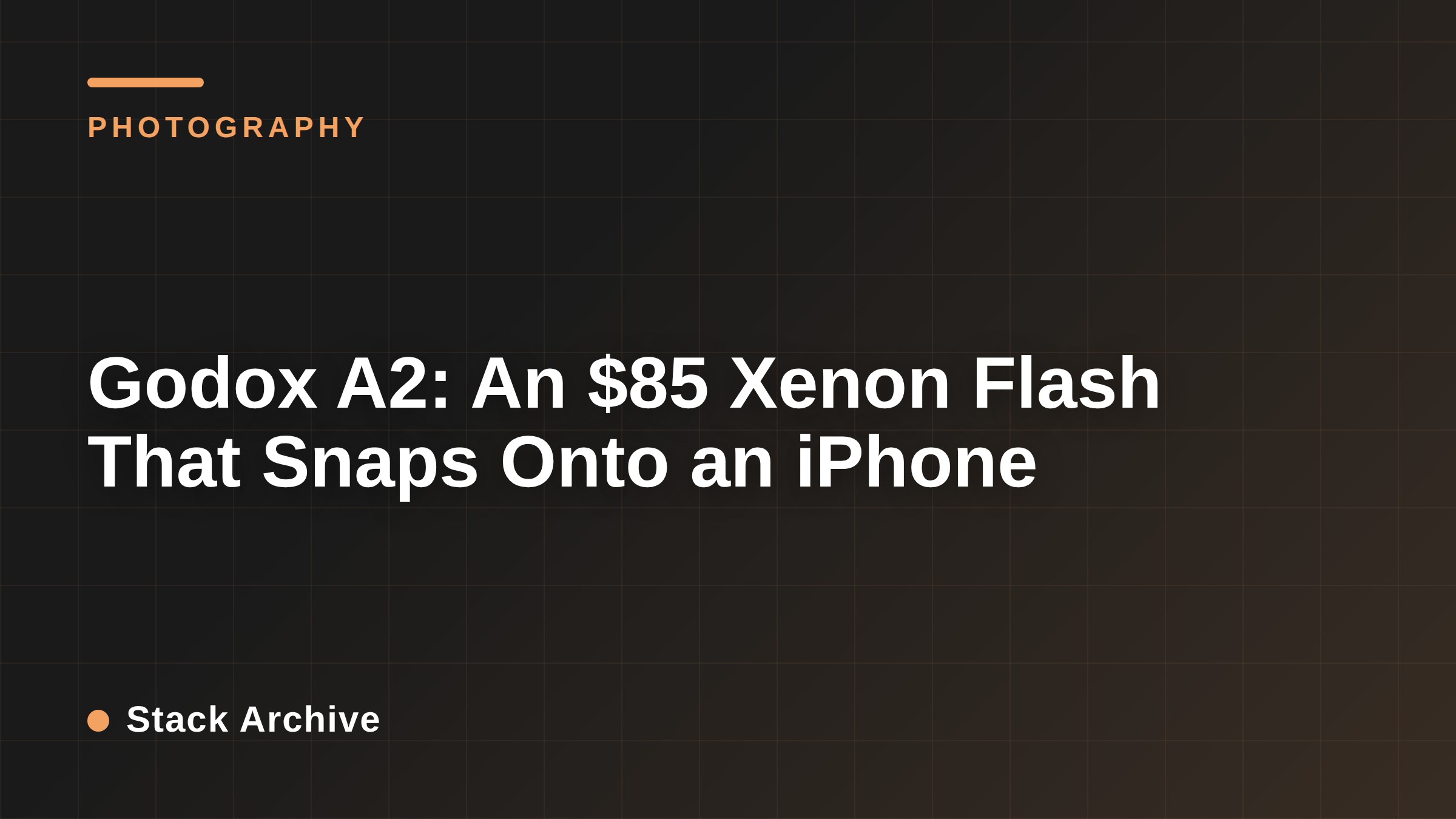 Godox A2: An $85 Xenon Flash That Snaps Onto an iPhone