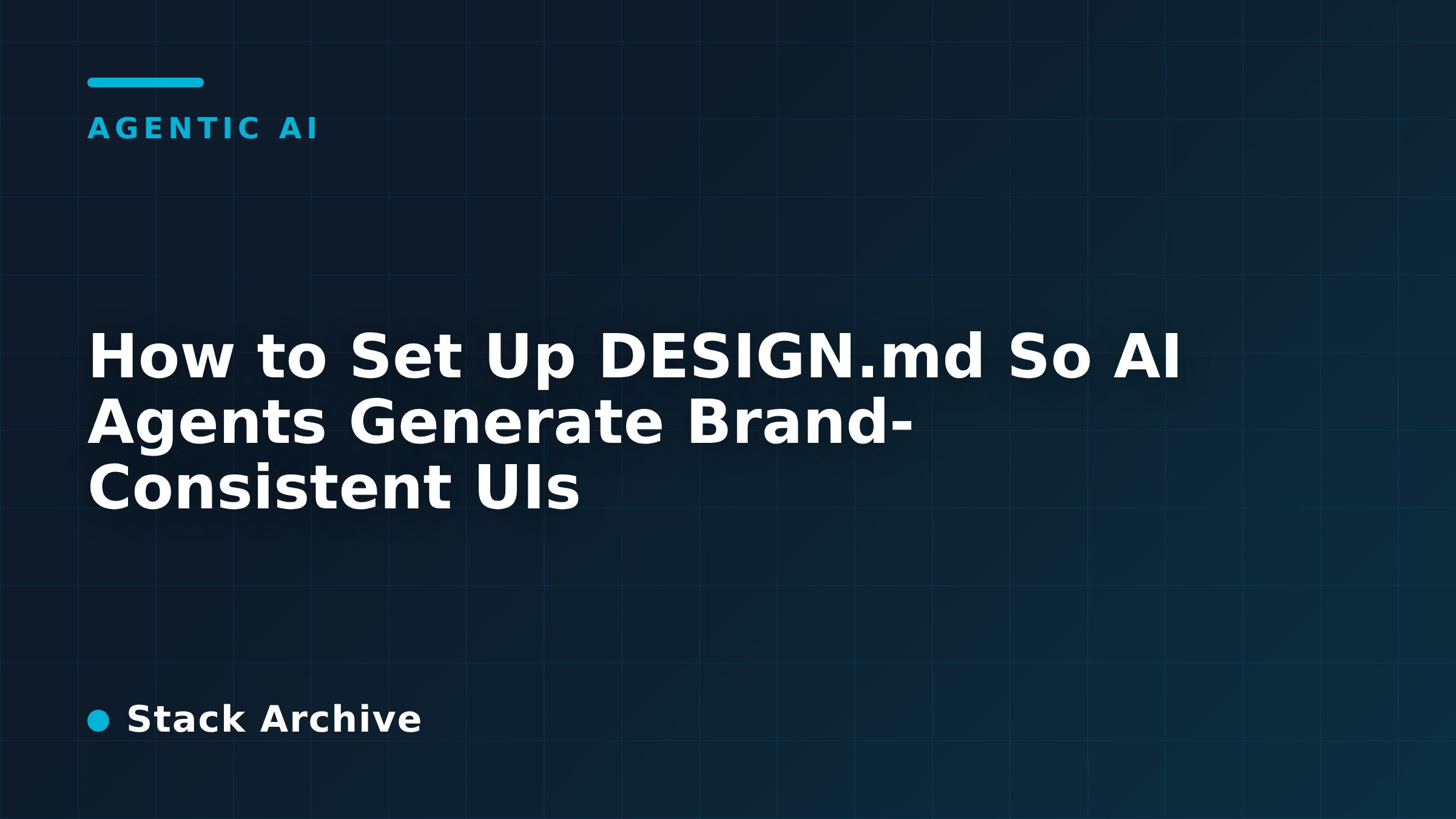 How to Set Up DESIGN.md So AI Agents Generate Brand-Consistent UIs