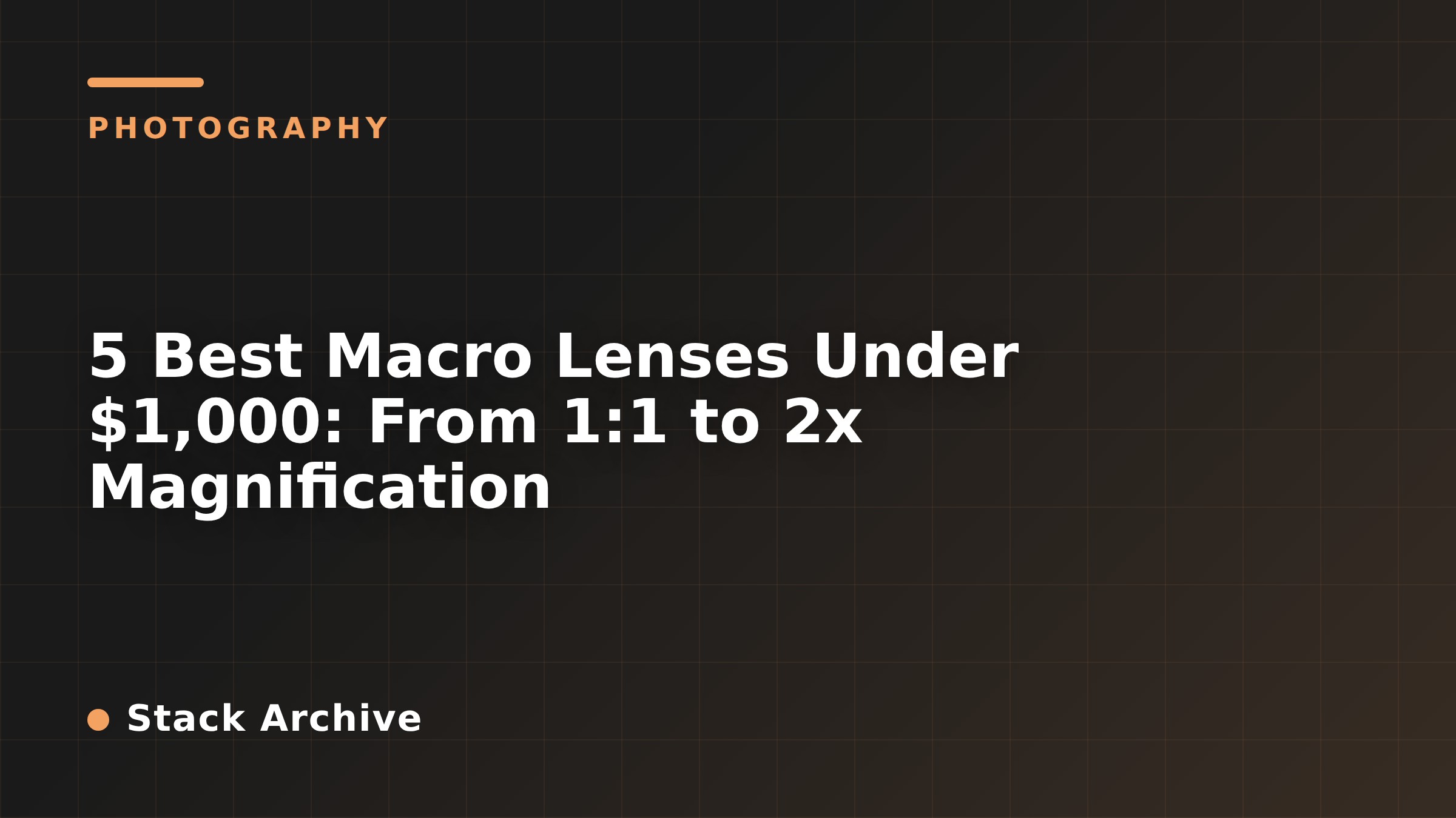 5 Best Macro Lenses Under $1,000: From 1:1 to 2x Magnification