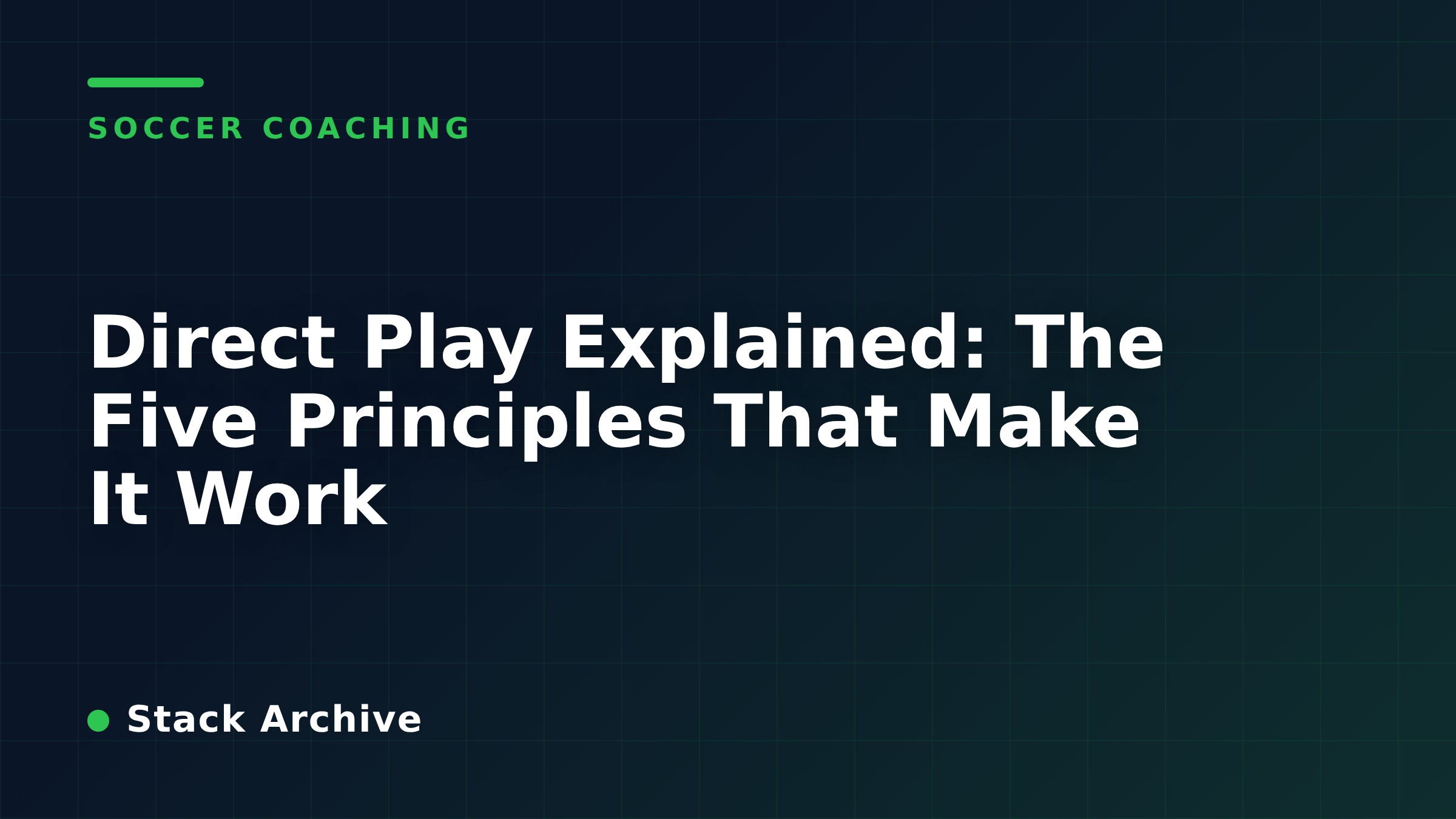 Direct Play Explained: The Five Principles That Make It Work