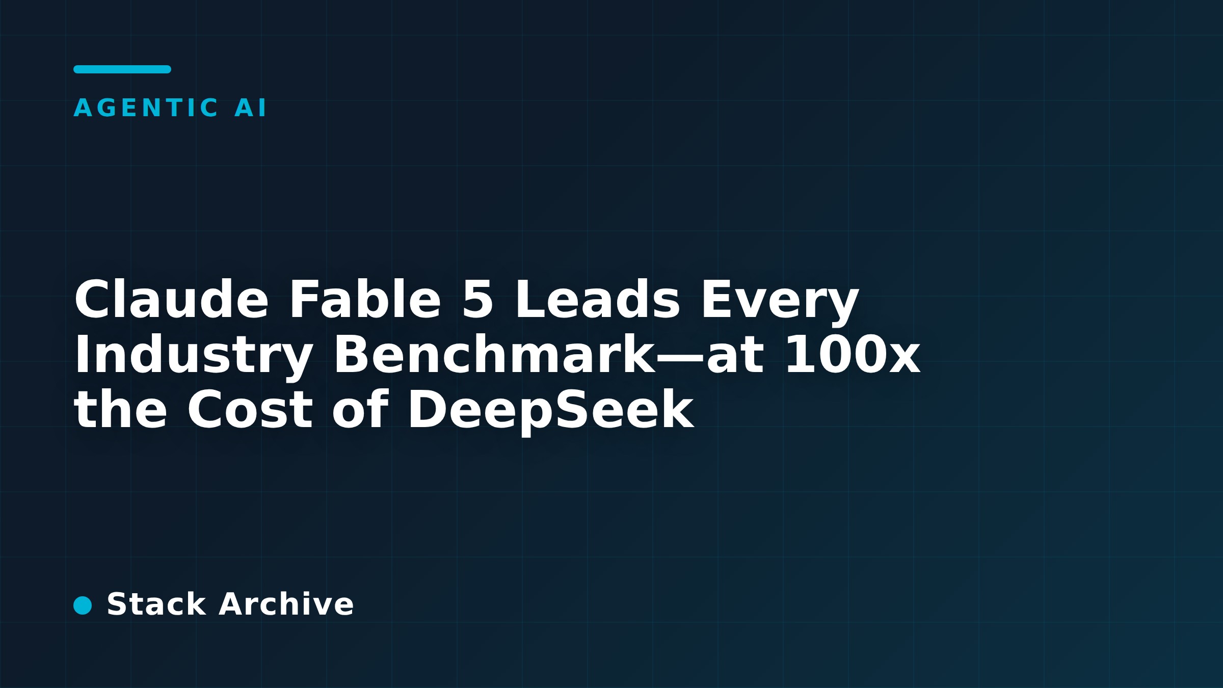 Claude Fable 5 Leads Every Industry Benchmark—at 100x the Cost of DeepSeek