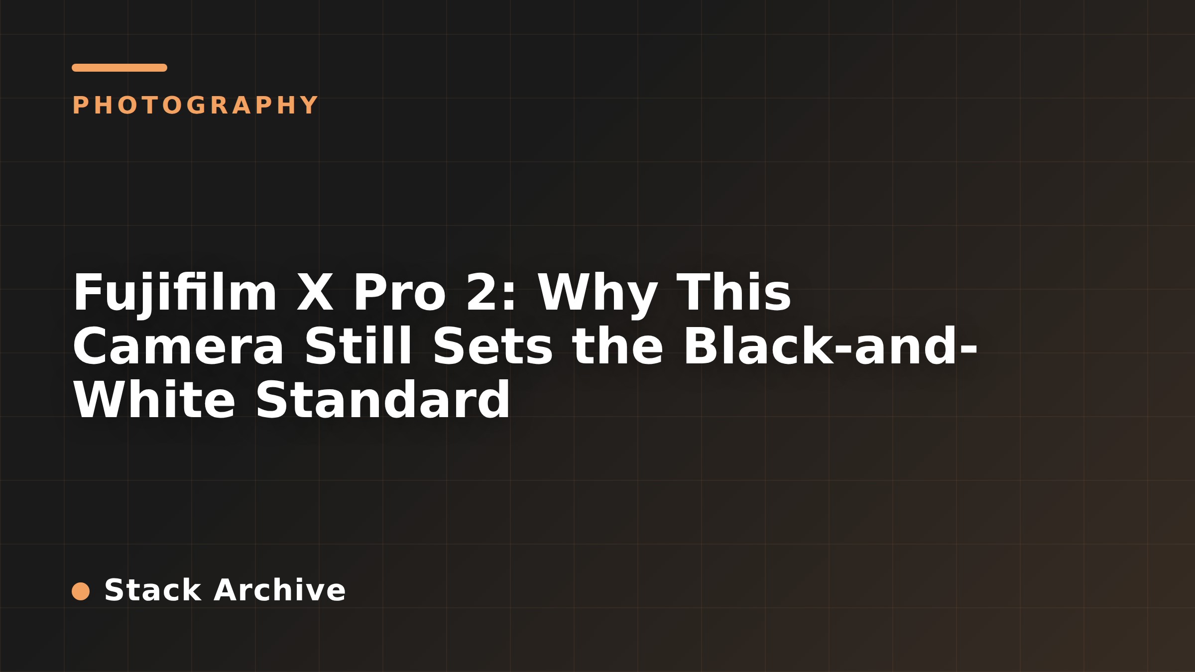Fujifilm X Pro 2: Why This Camera Still Sets the Black-and-White Standard