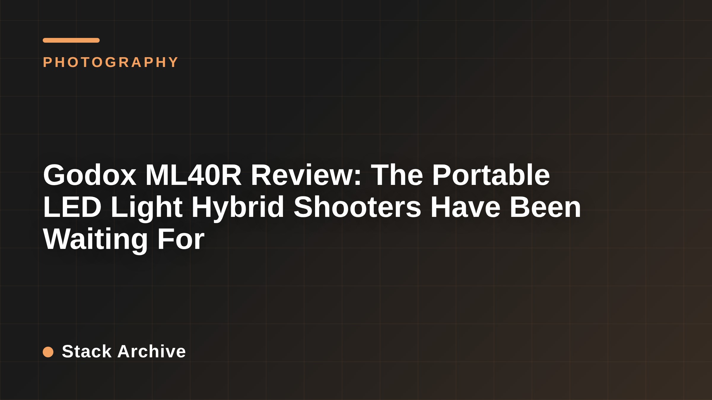Godox ML40R Review: The Portable LED Light Hybrid Shooters Have Been Waiting For