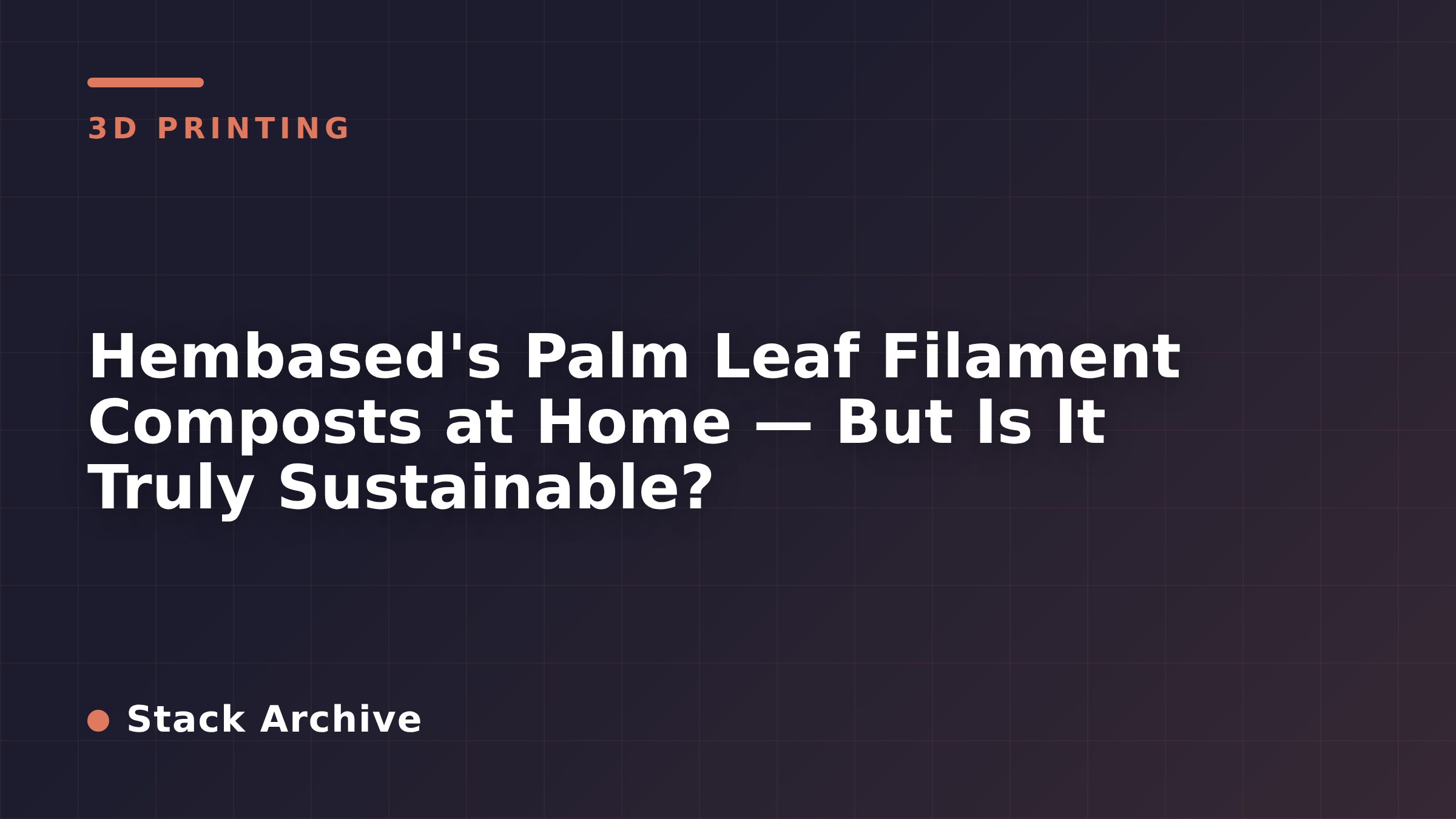 Hembased's Palm Leaf Filament Composts at Home — But Is It Truly Sustainable?