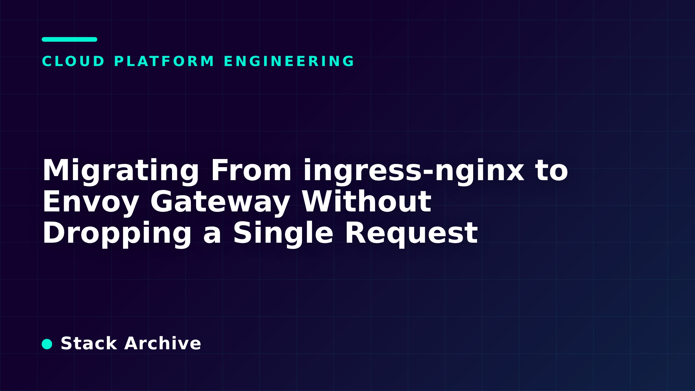 Migrating From ingress-nginx to Envoy Gateway Without Dropping a Single Request