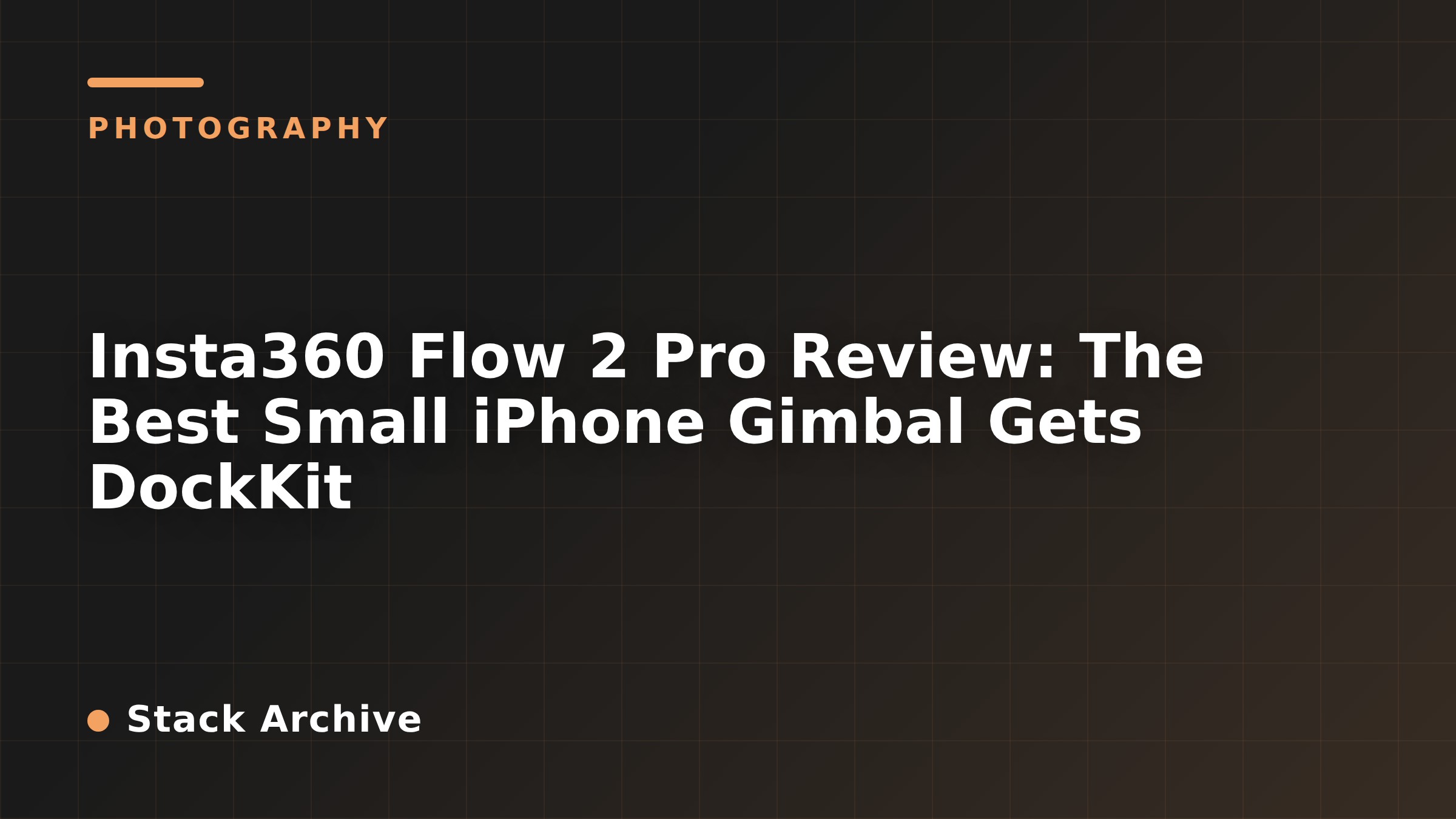Insta360 Flow 2 Pro Review: The Best Small iPhone Gimbal Gets DockKit