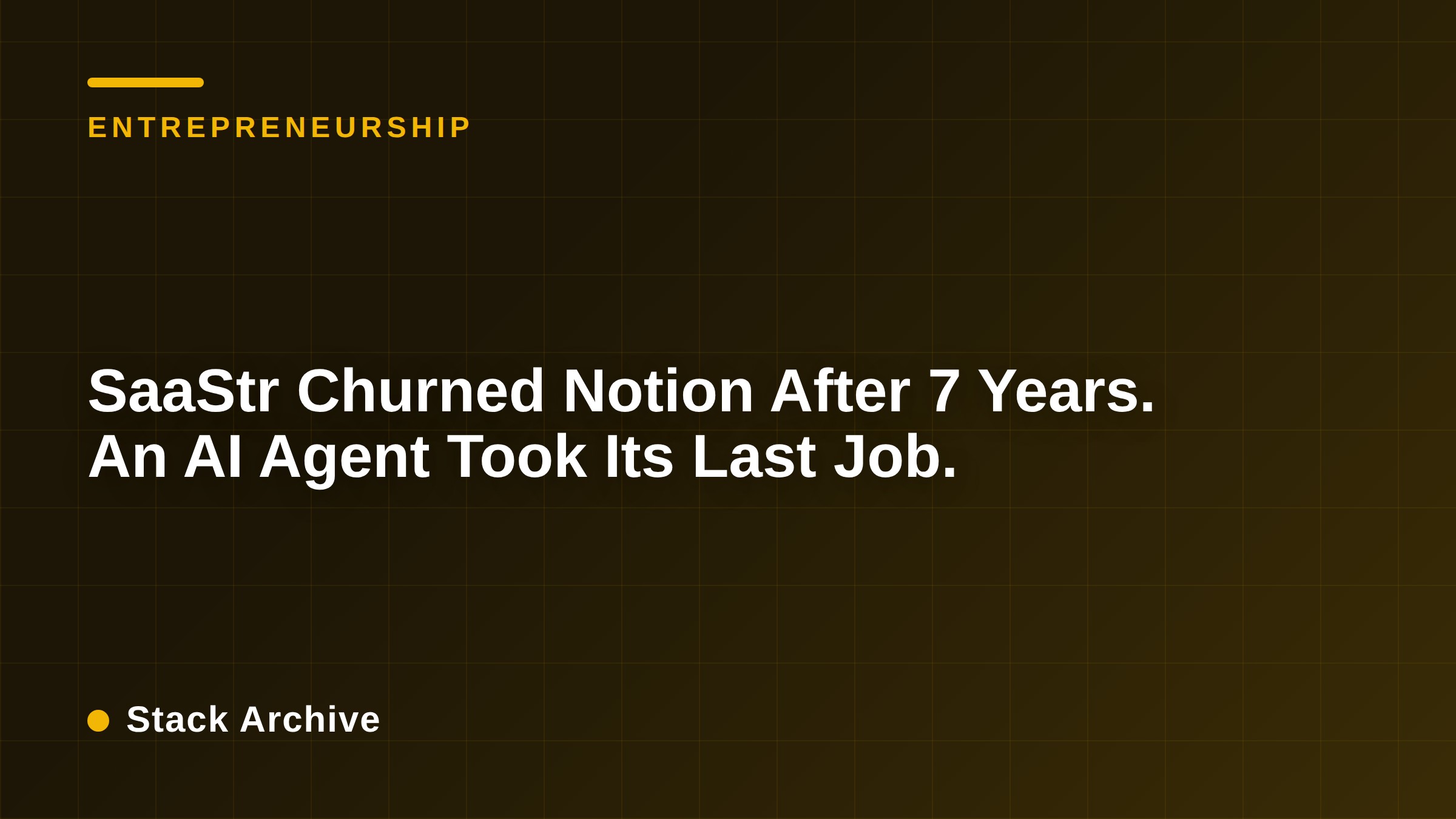 SaaStr Churned Notion After 7 Years. An AI Agent Took Its Last Job.