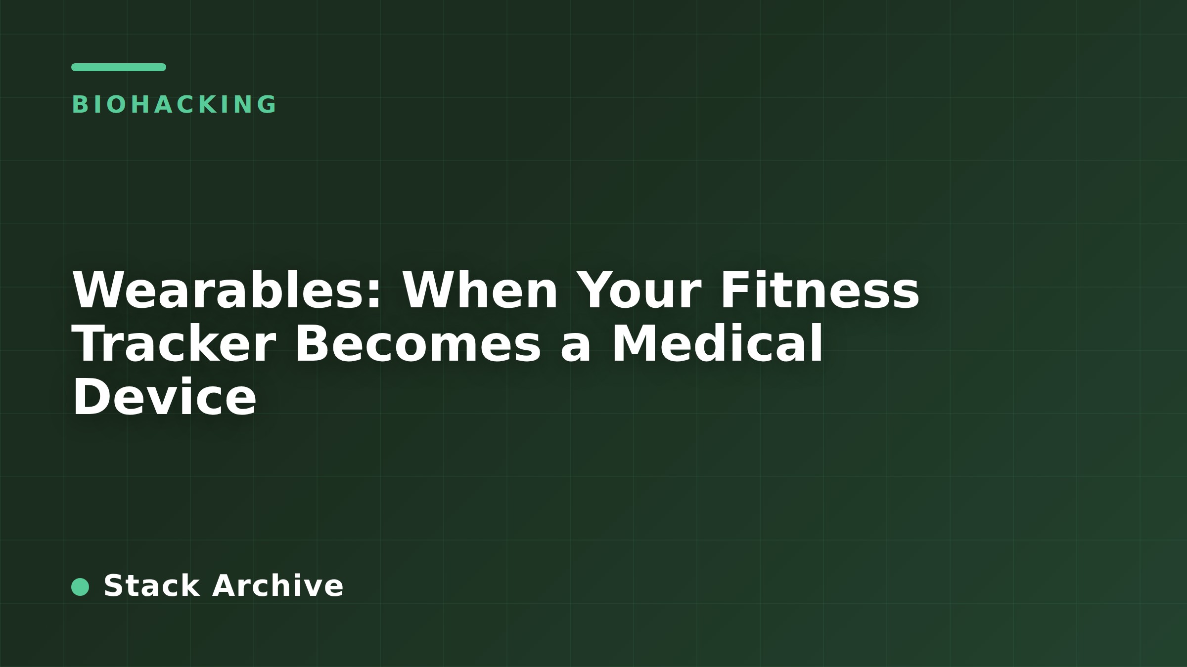 Wearables: When Your Fitness Tracker Becomes a Medical Device